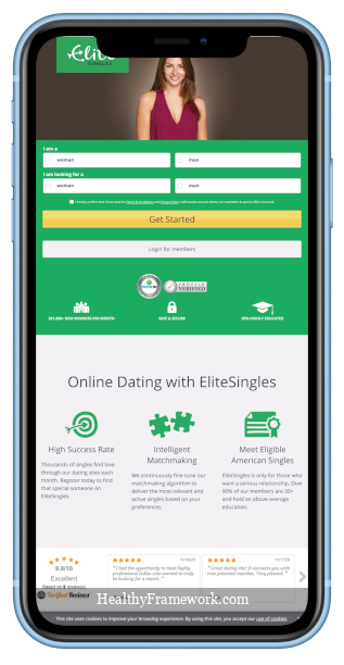 Elite Singles App Screenshot