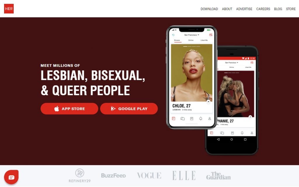 lesbian online dating apps