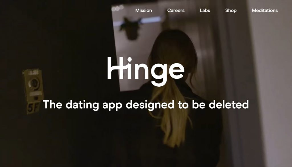 Hinge Homepage