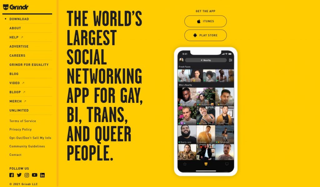 free grindr app