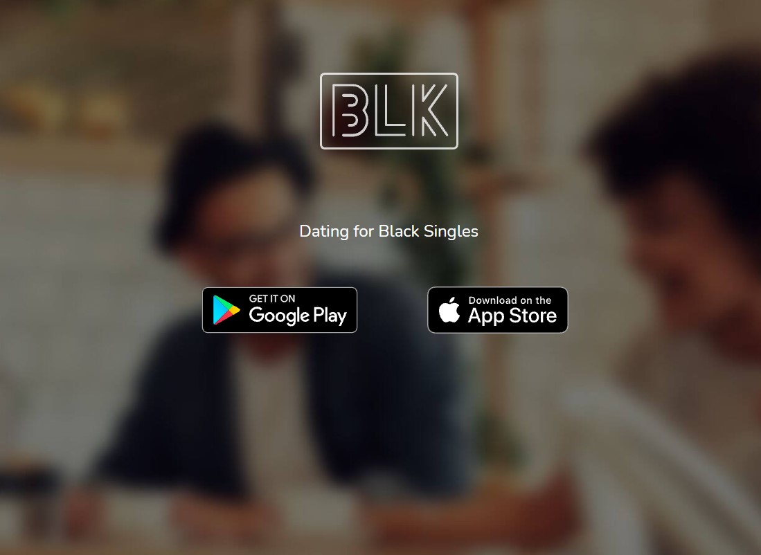 BLK Dating App Homepage