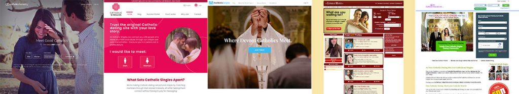 Niche Catholic Dating App Screenshots - CatholicChemistry, CatholicSingles, AveMariaSingles, CatholicMates, CatholicFriendsDate