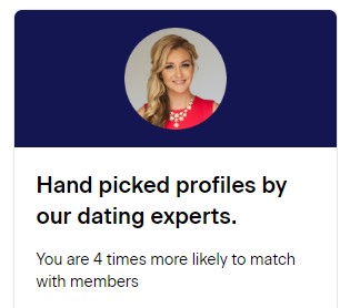 Hand picked profiles on Match.com