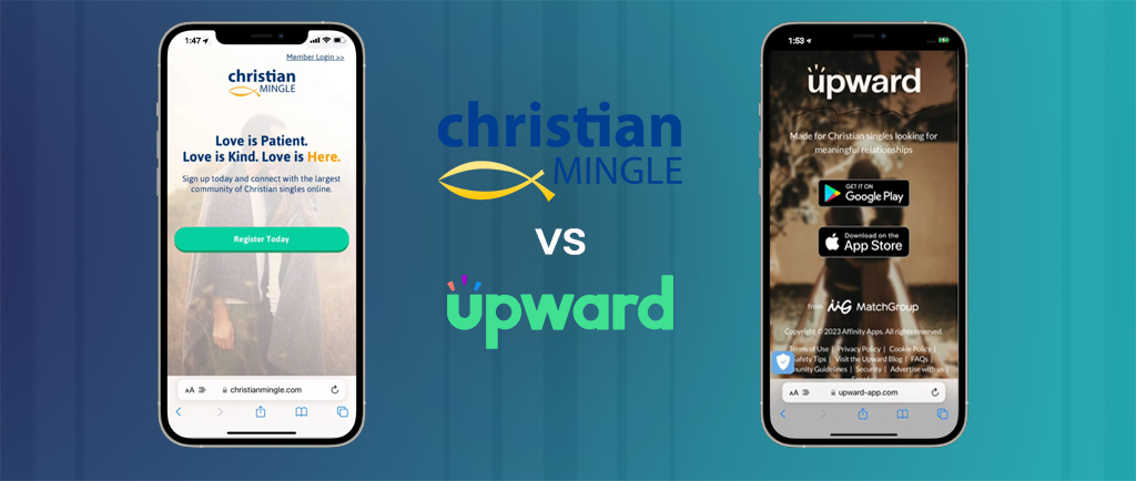 Christian Mingle vs Upward custom image