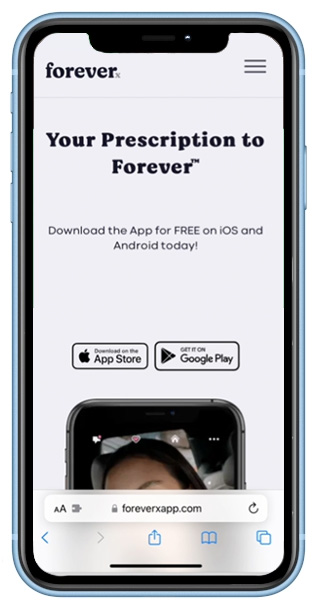 ForeverX Screenshot on iPhone