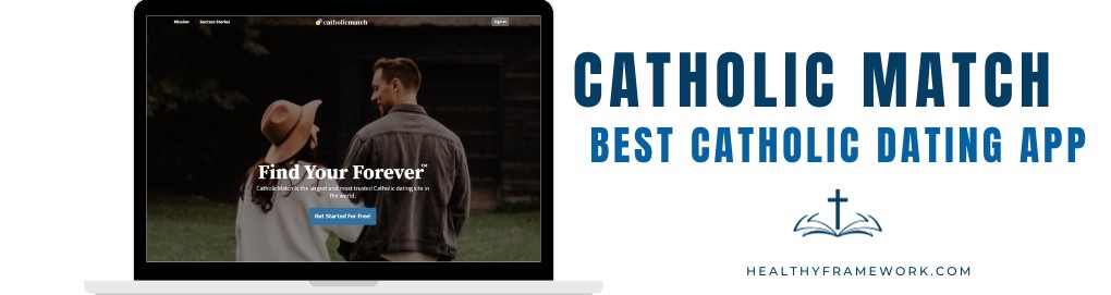 Catholic Match screenshot on a computer for Catholic singles