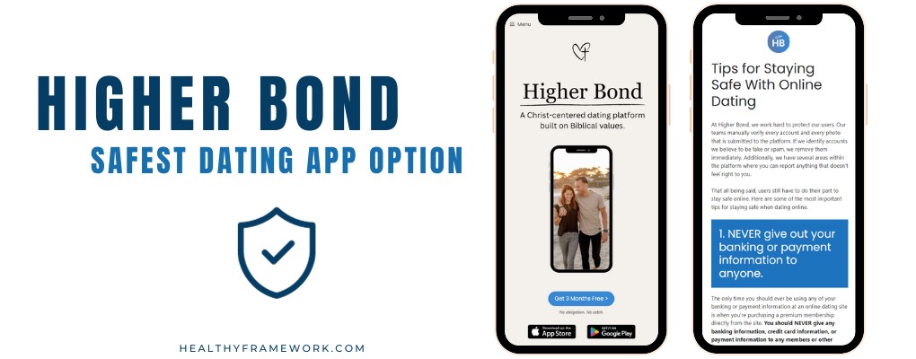Higher Bond safety features screenshots from app